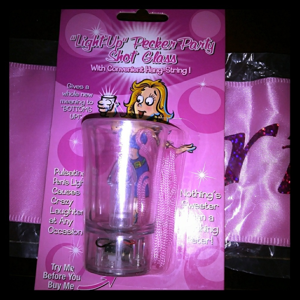 Bridal sash & shot glass